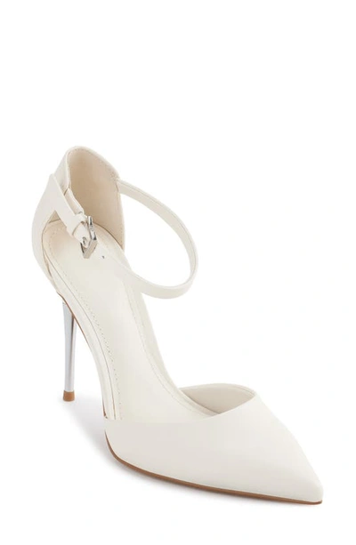 Shop Dkny Veata Pointed Toe Slingback Pump In Egg Nog