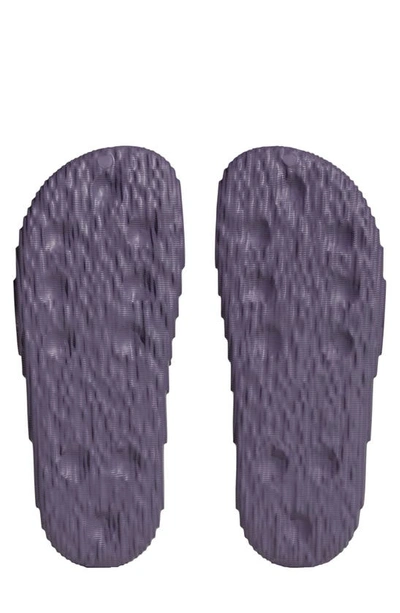Adidas Originals Adilette 22 Slide Sandals In Purple/ Purple/ Black