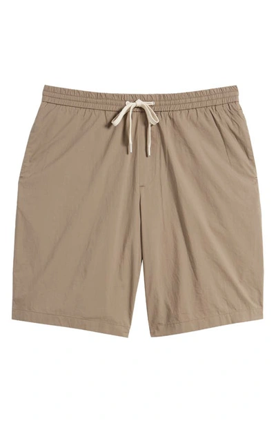 Shop Allsaints Canta Cotton Shorts In Earthy Brown