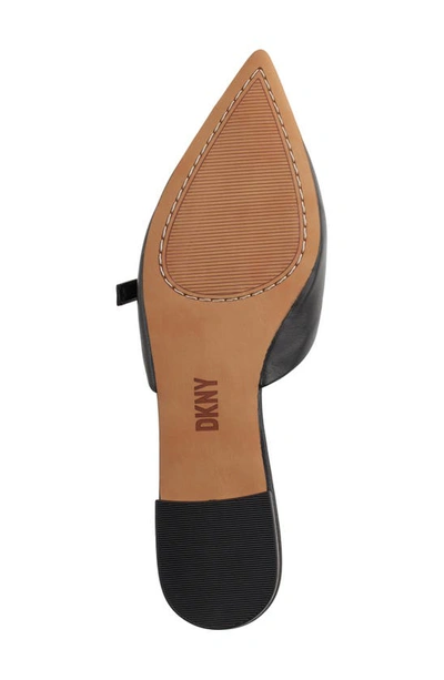 Dkny Vivian Cap Toe Mule In Black