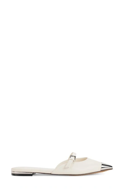 Dkny Vivian Cap Toe Mule In Egg Nog