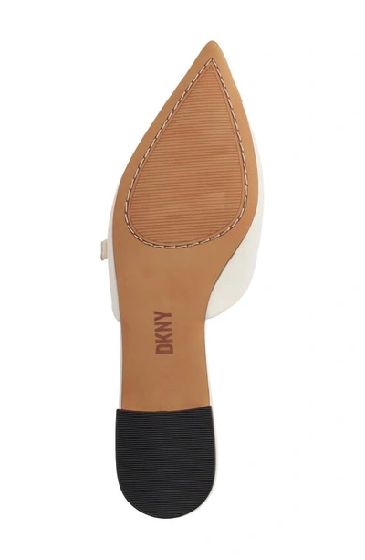 Dkny Vivian Cap Toe Mule In Egg Nog