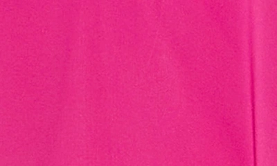 Mac Duggal Strapless Flare Feather Hem Gown In Fuchsia