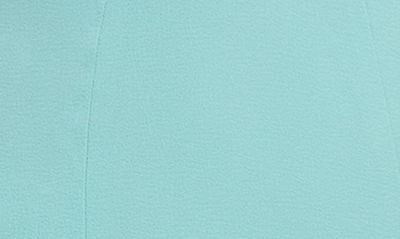 Dress The Population Iris Slit Crepe Gown In Tranquil Blue