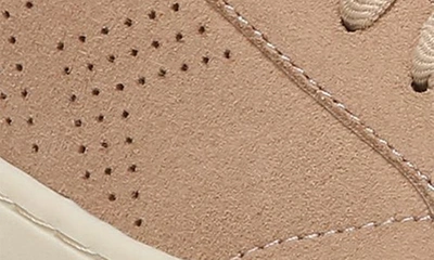 Dr. Scholl's Take It Easy Platform Sneaker In Taupe Suede