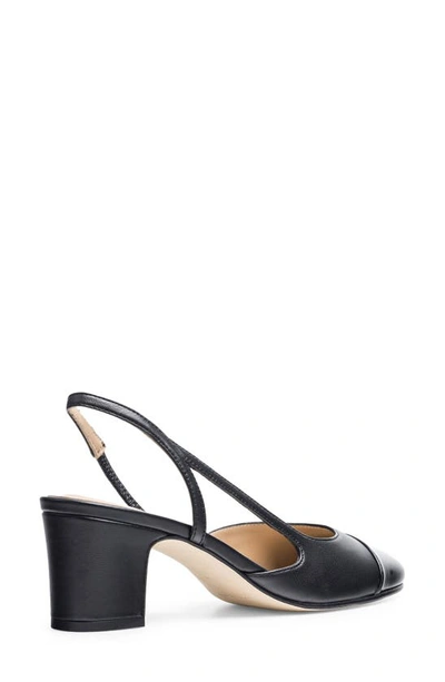 Jon Josef Daniela Block Heel Slingback Pump In Black Combo