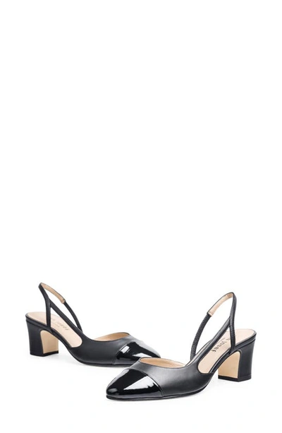 Shop Jon Josef Daniela Block Heel Slingback Pump In Black Combo