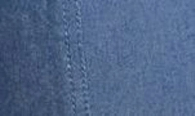 Shop Cinq À Sept Shanis Front Slit Cotton Blend Pants In Aegean Blue