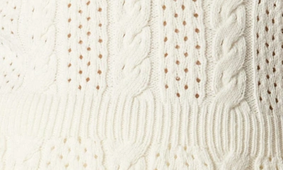 Joie Andie Knit Peplum Top In Porcelain