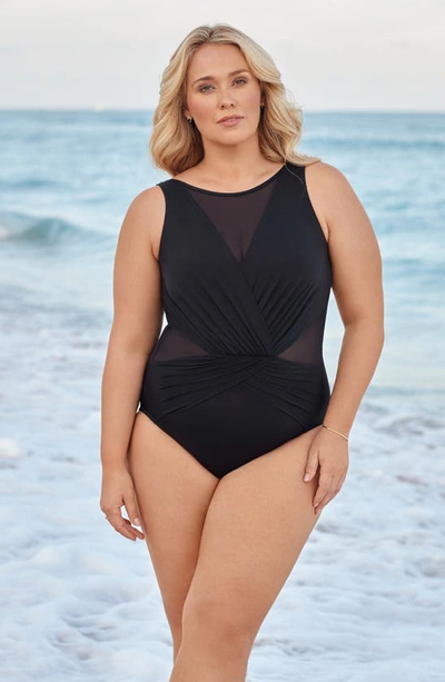 Shop Miraclesuitr Illusionists Palma One-piece Swimsuit In Black