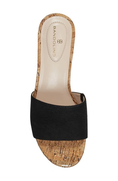 Shop Bandolino Kennie Platform Wedge Sandal In Blk01