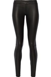 The Row Moto Stretch-leather Leggings