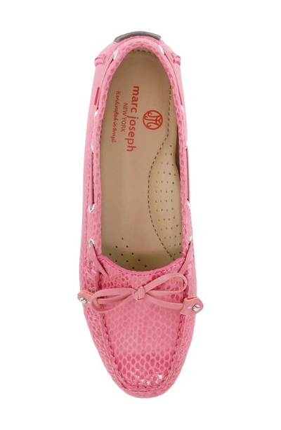 Shop Marc Joseph New York Cypress Hill Loafer In Pink Snake