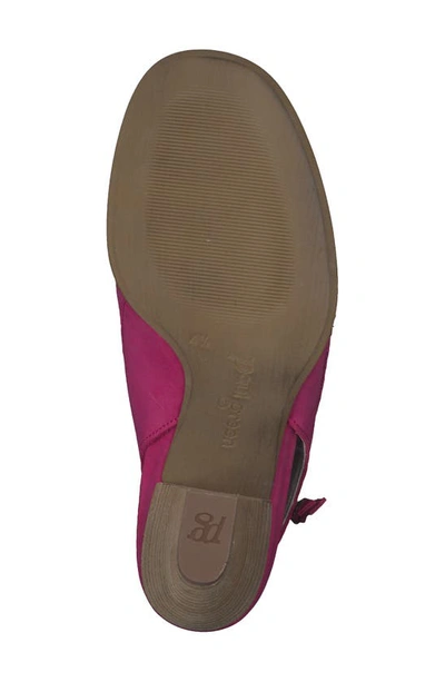 Shop Paul Green Cayanne Peep Toe Sandal In Pink Nubuck