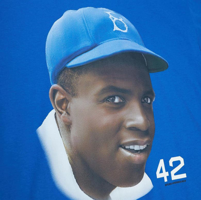 Men's Jackie Robinson Royal/White Brooklyn Dodgers Cooperstown