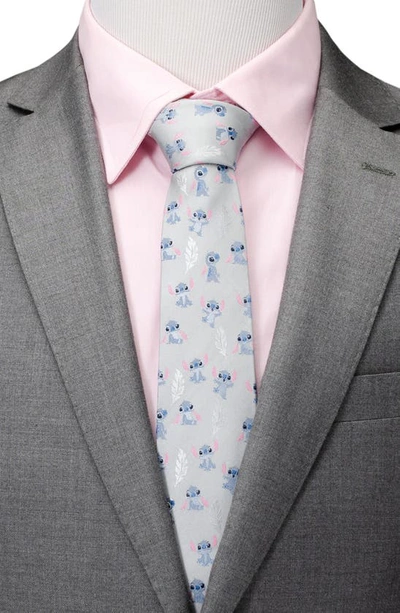 Shop Cufflinks, Inc . Stitch Silk Blend Tie In Gray