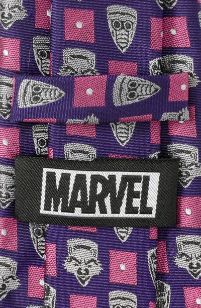 Shop Cufflinks, Inc Guardians Of The Galaxy Silk Blend Tie In Purple