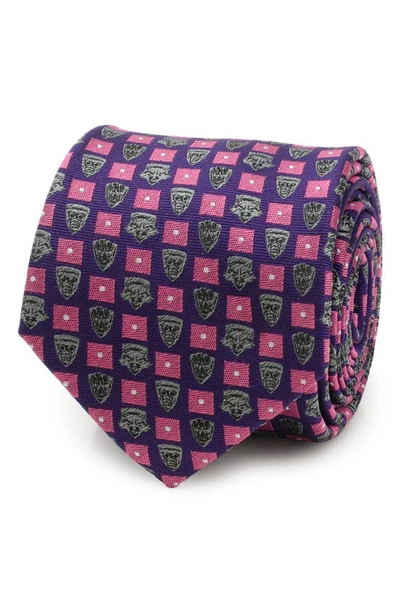 Shop Cufflinks, Inc Guardians Of The Galaxy Silk Blend Tie In Purple