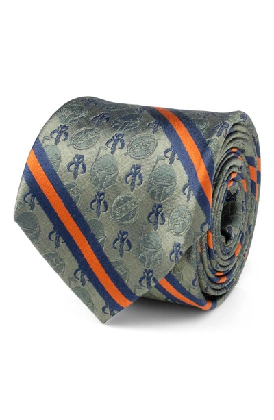 Shop Cufflinks, Inc Boba Fett Silk Blend Tie In Green