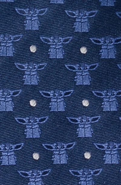 Shop Cufflinks, Inc . Grogu Silk Blend Tie In Navy
