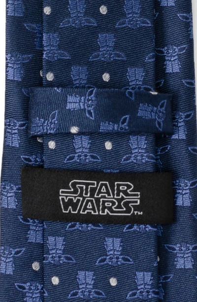 Cufflinks, Inc Grogu Silk Blend Tie In Navy