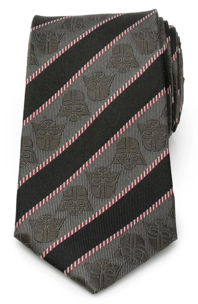 Shop Cufflinks, Inc . Vader Stripe Silk Blend Tie In Black