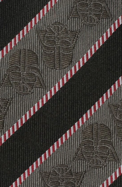 Cufflinks, Inc Vader Stripe Silk Blend Tie In Black