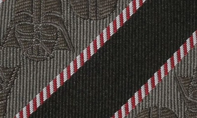 Cufflinks, Inc Vader Stripe Silk Blend Tie In Black