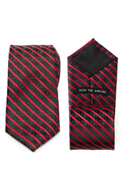 Shop Cufflinks, Inc . X Star Wars™ Vader Stripe Silk Blend Tie In Black