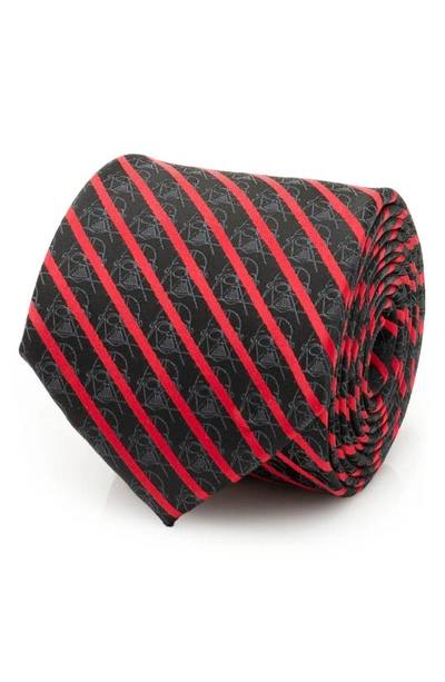 Shop Cufflinks, Inc . X Star Wars™ Vader Stripe Silk Blend Tie In Black