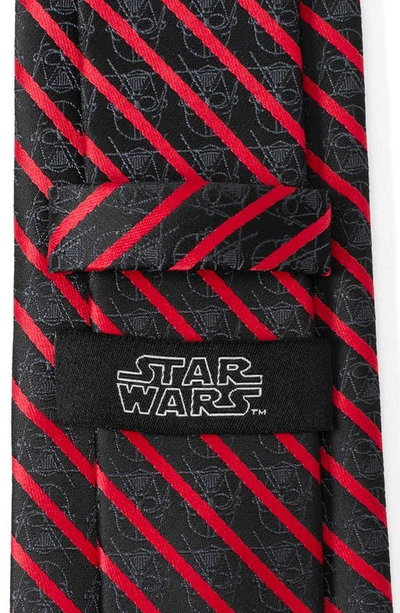 Shop Cufflinks, Inc . X Star Wars™ Vader Stripe Silk Blend Tie In Black