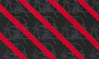 Shop Cufflinks, Inc . X Star Wars™ Vader Stripe Silk Blend Tie In Black