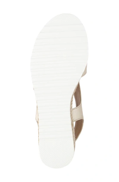 Aquatalia Adelina Metallic Crisscross Slingback Espadrilles In Platinum