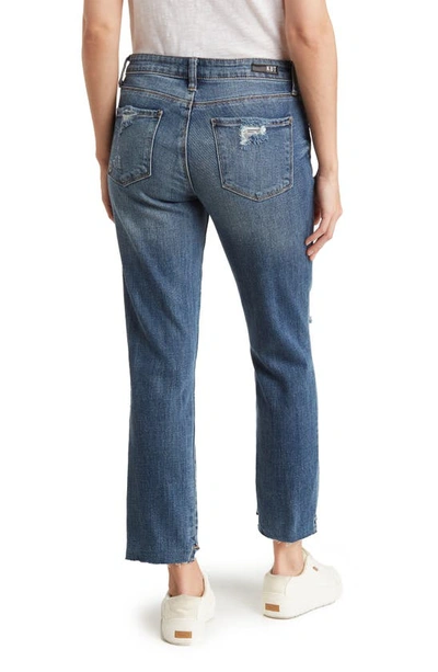 Shop Kut From The Kloth ® Reese Raw Step Hem Ankle Straight Leg Jeans In Ideally