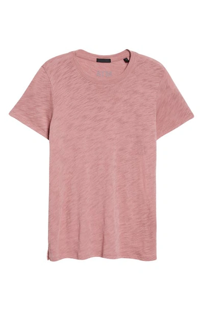 Shop Atm Anthony Thomas Melillo Schoolboy Cotton Crewneck T-shirt In Summer Rose