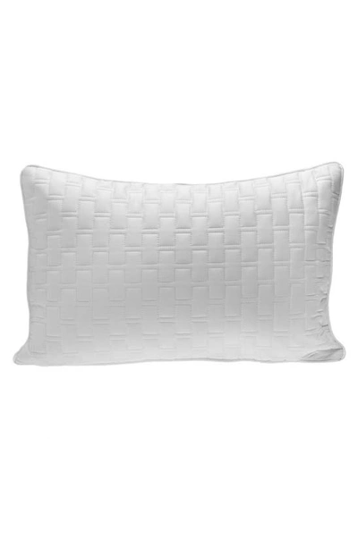 Shop Bedvoyage Quilted Throw Pillow In White