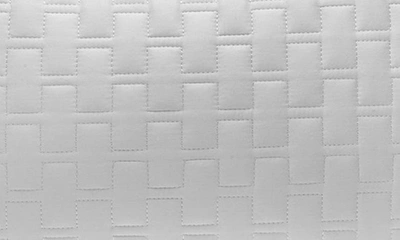 Bedvoyage Quilted Throw Pillow In White