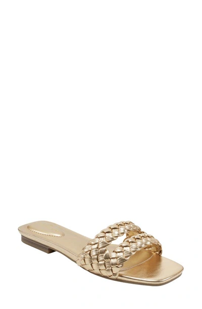 Shop Bandolino Sessily Slide Sandal In Gol01