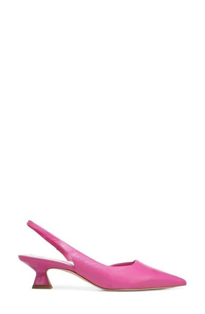 Sarto By Franco Sarto Devin Pointed Toe Slingback Pump In Shocking Pink