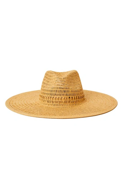Shop Btb Los Angeles Ollie Straw Hat In Sand