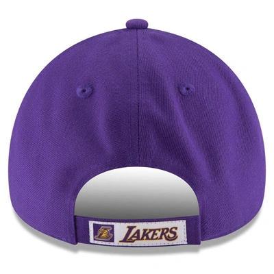 Shop New Era Purple Los Angeles Lakers Official Team Color 9forty Adjustable Hat