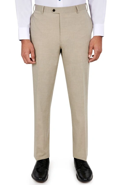 Shop Wrk Slim Fit Performance Suit In Taupe