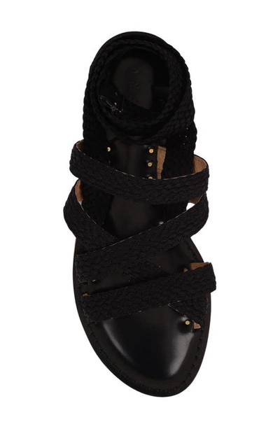Shop Amanu Style 28 The Agadir Strappy Sandal In Black