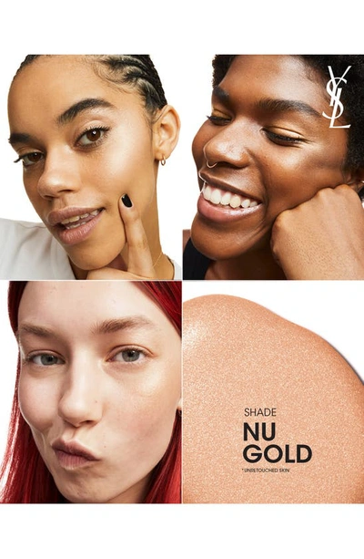 Saint Laurent Nu Halo Tint Highlighter With Vitamin E Nu Gold 0.5 oz / 14 ml In Golden