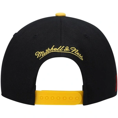 Mitchell & Ness Men's Black And Yellow Houston Rockets Hardwood ...