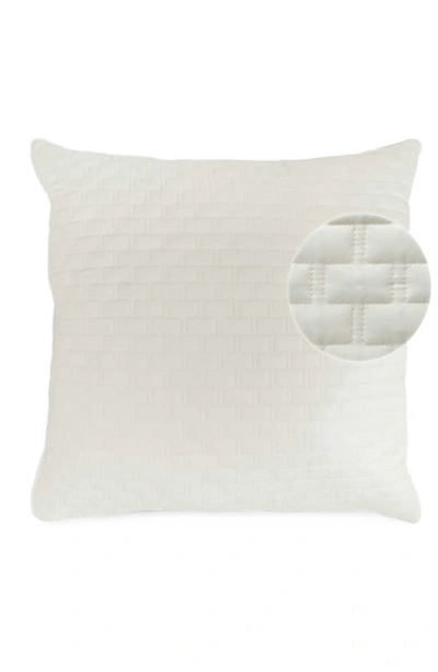 Shop Bedvoyage Quilted Euro Sham In Ivory