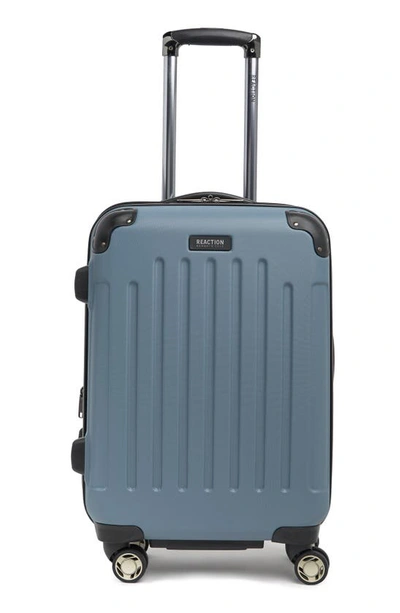 Kenneth Cole Reaction Renegade 20” Lightweight Hardside Expandable Carry-on Luggage In Granite Blue