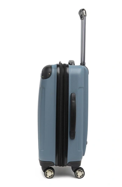 Kenneth Cole Reaction Renegade 20” Lightweight Hardside Expandable Carry-on Luggage In Granite Blue