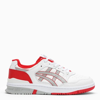 Shop Asics White/classic Red Ex89 Sneakers