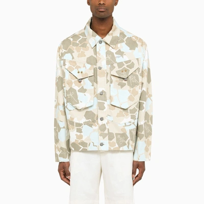 Objects Iv Life Multicoloured Canvas Jacket In Multicolor